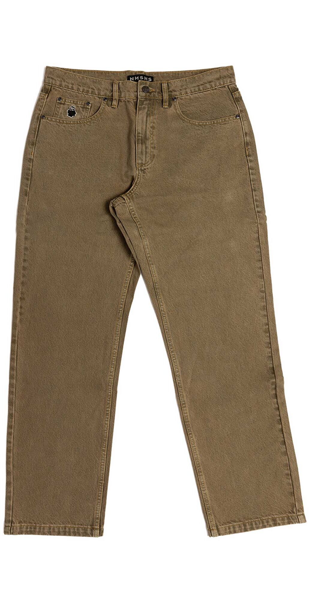 NNSNS Pant BIGGERFOOT DENIM, green denim 24/30 NNSNS Pant BIGGERFOOT DENIM, green denim 22/28