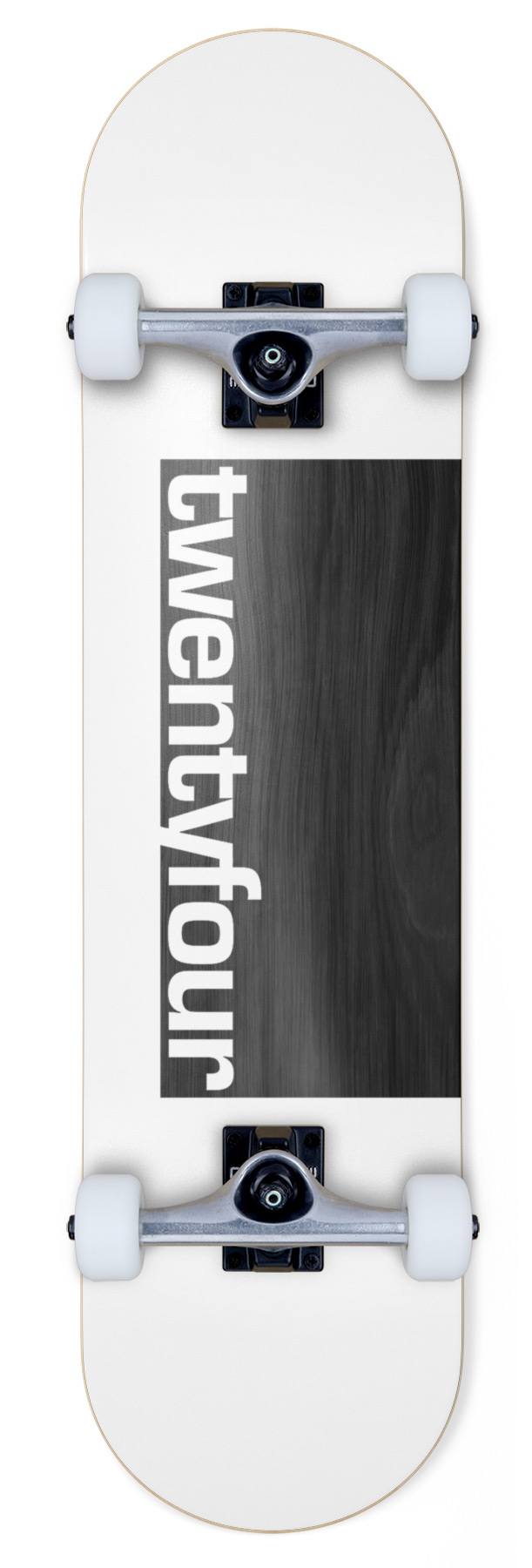 Skateshop24 komplett Skateboard - twentyfour white 8.50