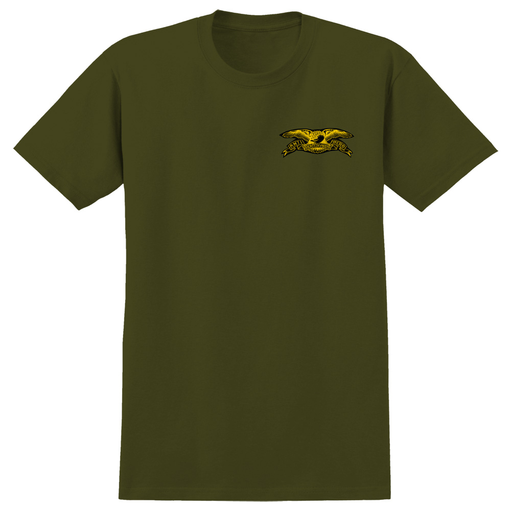 28850125-2 T-Shirt Anti Hero Basic Eagle Chest Military Green S