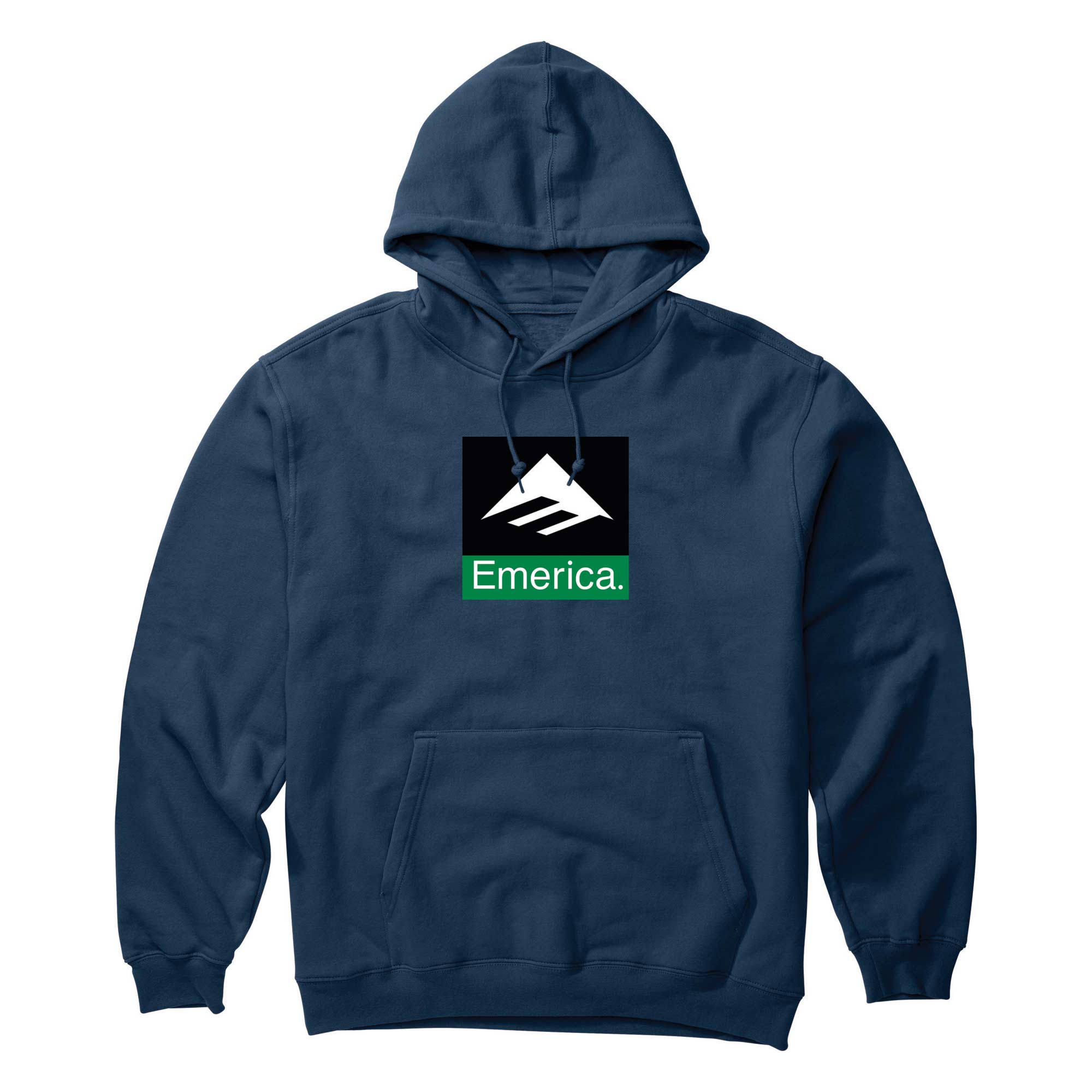ememswh-clac-navy EMERICA Sweat CLASSIC COMBO HOODIE, navy L