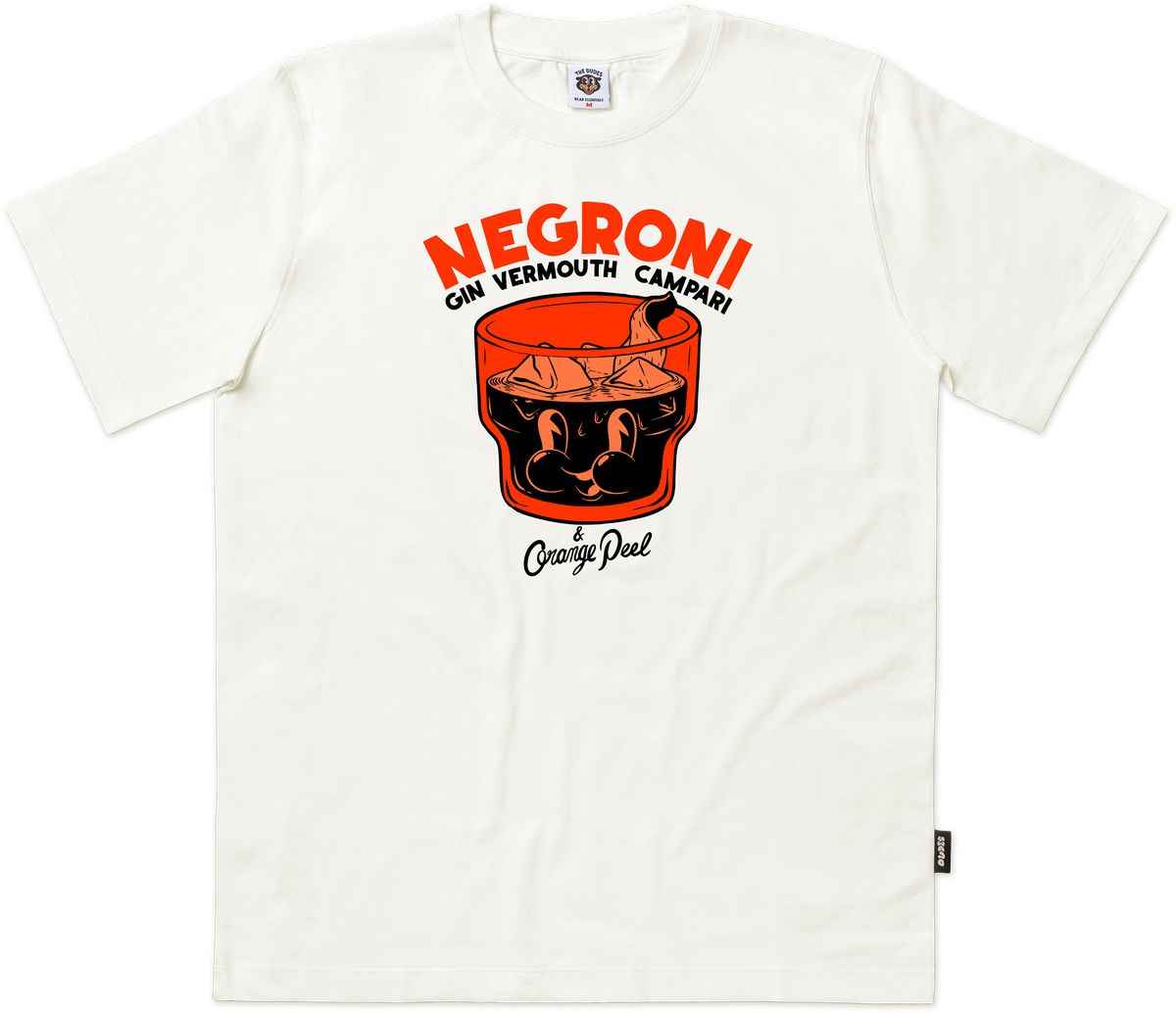 The Dudes Negroni Classic T-Shirt Standard - off-white The Dudes Negroni Classic T-Shirt Standard - off-white XL
