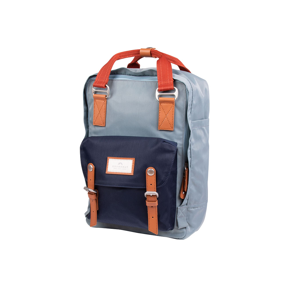 Doughnut Macaroon Earth Tone Series Rucksack washed demin x nautical