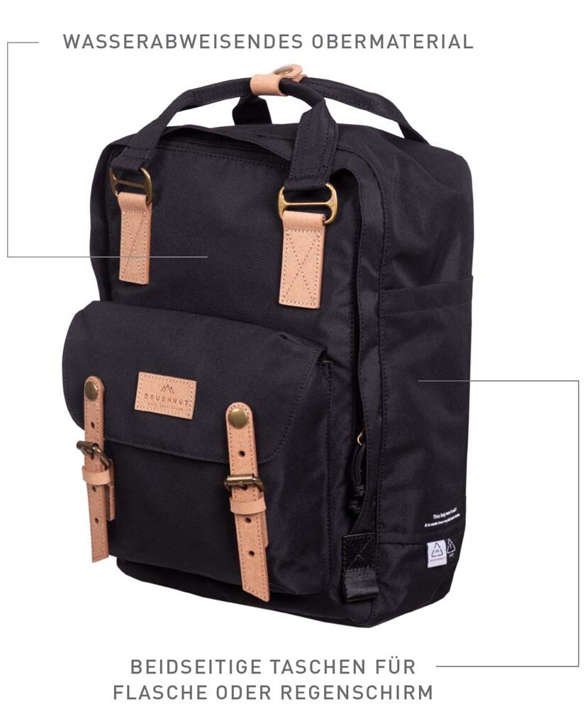 Doughnut Macaroon Reborn Series Rucksack black Doughnut Macaroon Reborn Series Rucksack black