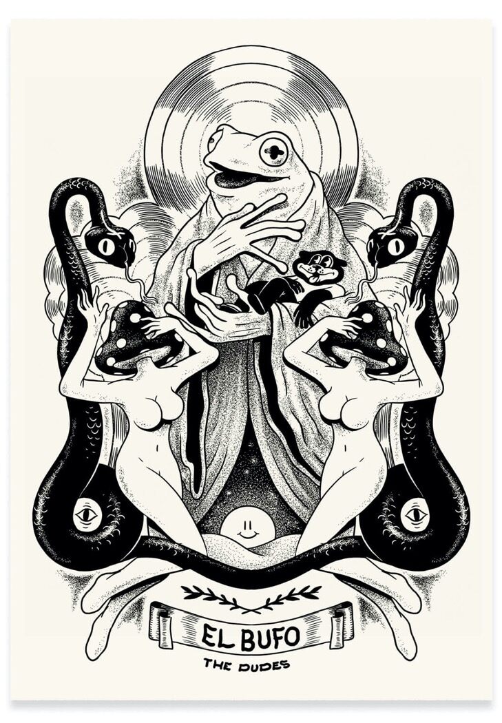 The Dudes El Bufo Unlimited Print - blanc The Dudes El Bufo Unlimited Print - blanc
