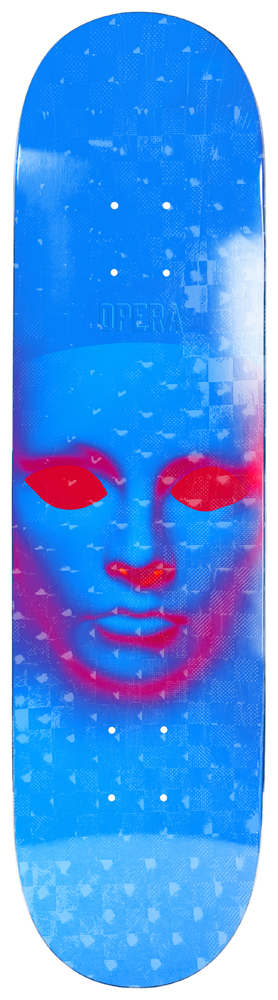 Opera Skateboard Deck Face 7,50