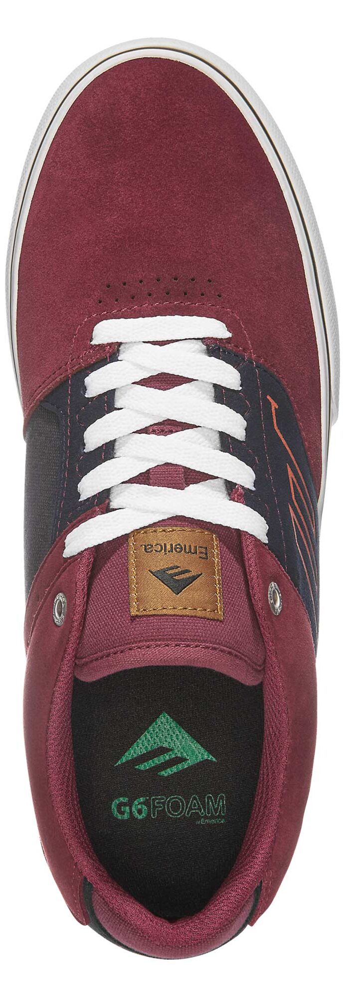 EMERICA Shoe THE LOW VULC navy/red, navy/red 10½