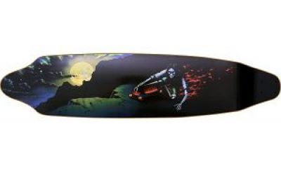Dregs Double D La Muerta Longboard-Deck 42 x 9.5