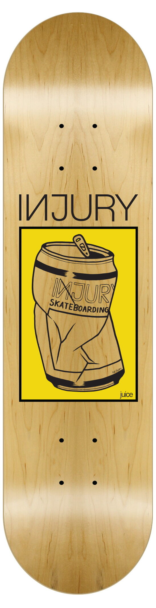 INJURY Skateboard Deck Juice INJURY Skateboard Deck Juice