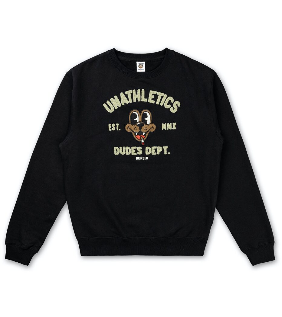 The Dudes Unathletics Dept. Pullover - black S