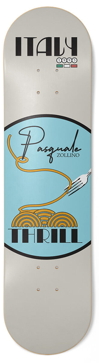 Thrill Skateboard Deck Pasquale Zollino Soulfood Thrill Skateboard Deck Joe Hill Hillmills 8.50