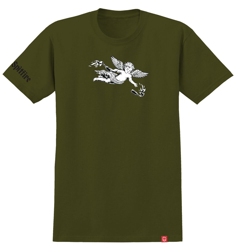 29150039-1 T-Shirt Spitfire Molotov Angel Military Green XXL