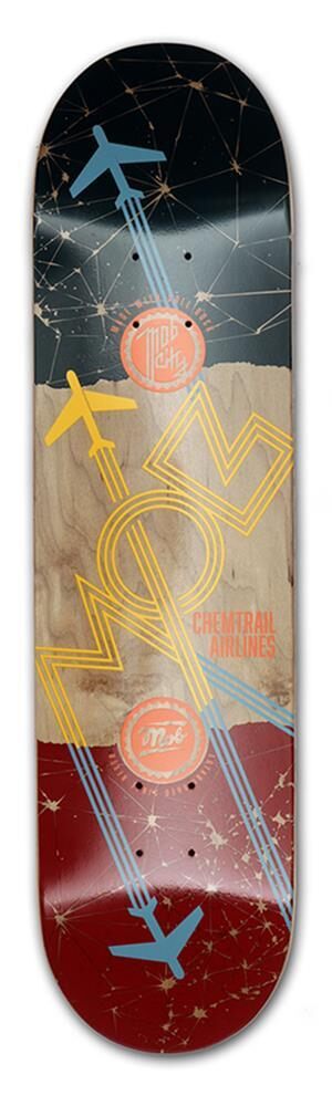 MOB Skateboards Airlines Deck - 8.125 MOB Skateboards Airlines Deck - 8.125