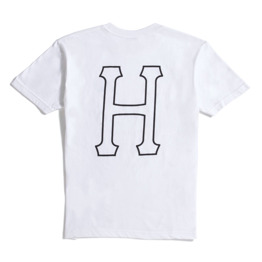 HUF Set H T-Shirt - white S HUF Set H T-Shirt - white XXL