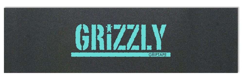 Grizzly Griptape black with blue print Grizzly Griptape black with blue print