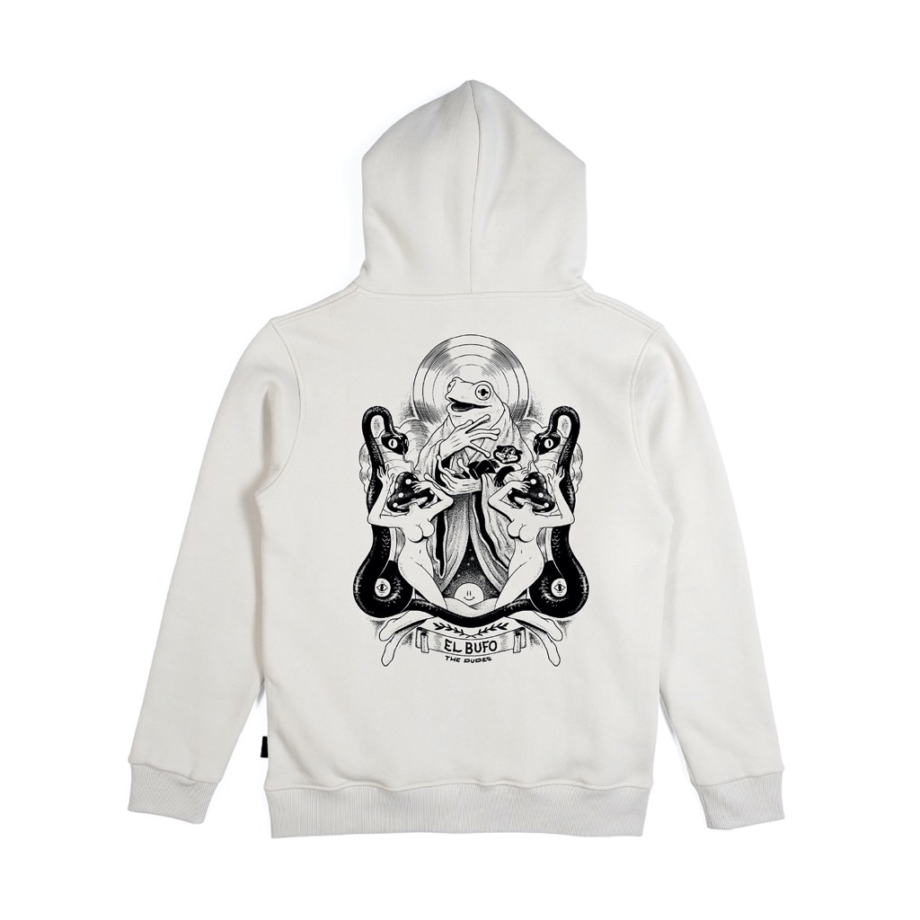 The Dudes El Bufo Hoody - almond milk XXXL