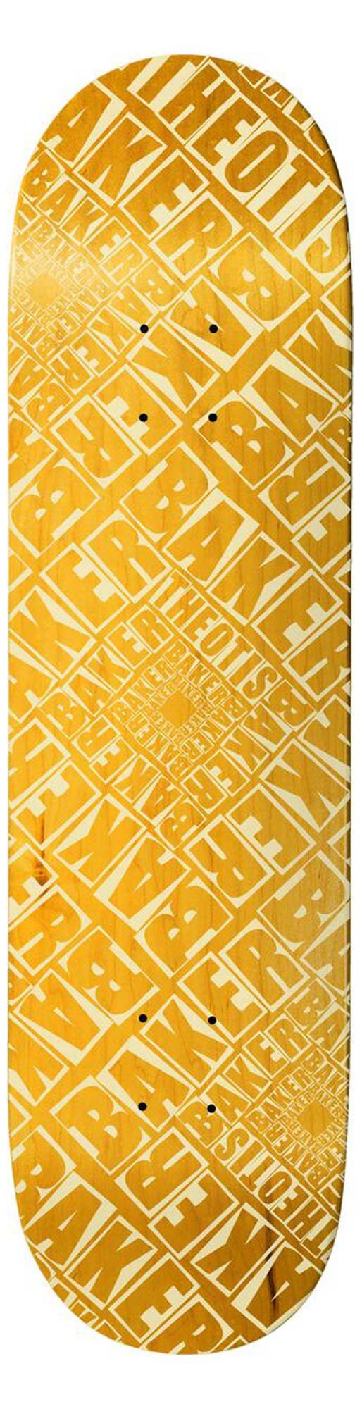 BAKER Deck LABYRINTH YELLOW TB 8.475, yellow 8.4 BAKER Deck LABYRINTH YELLOW TB 8.475, yellow 8.4