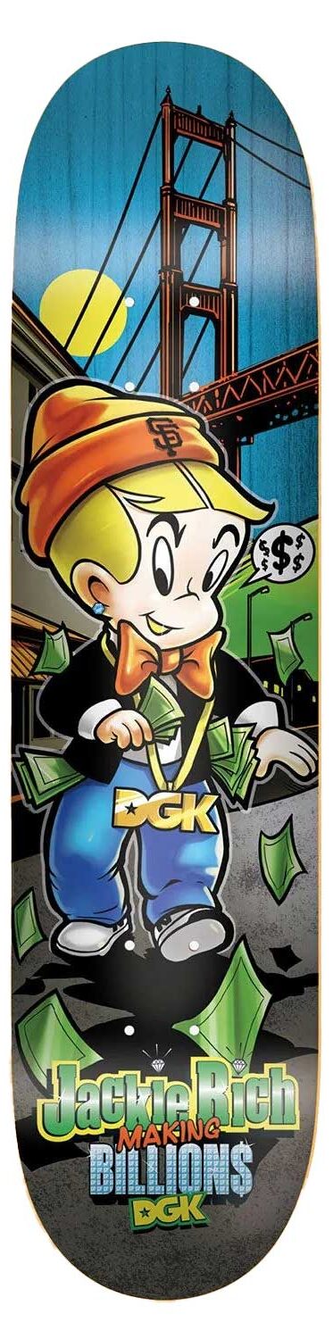DGK Billions Curtin Deck - 8.38 DGK Billions Curtin Deck - 8.38