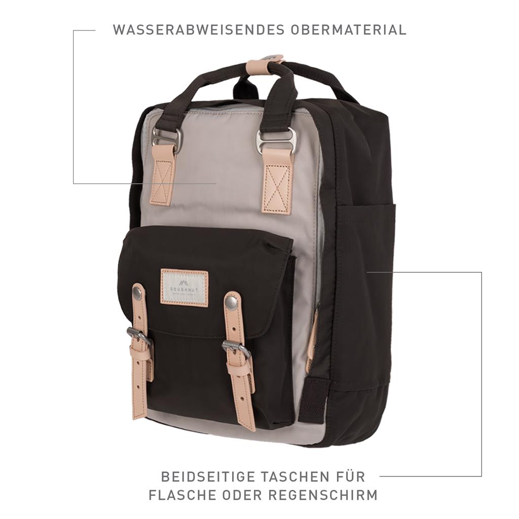 Doughnut Macaroon Rucksack - ivory x expresso