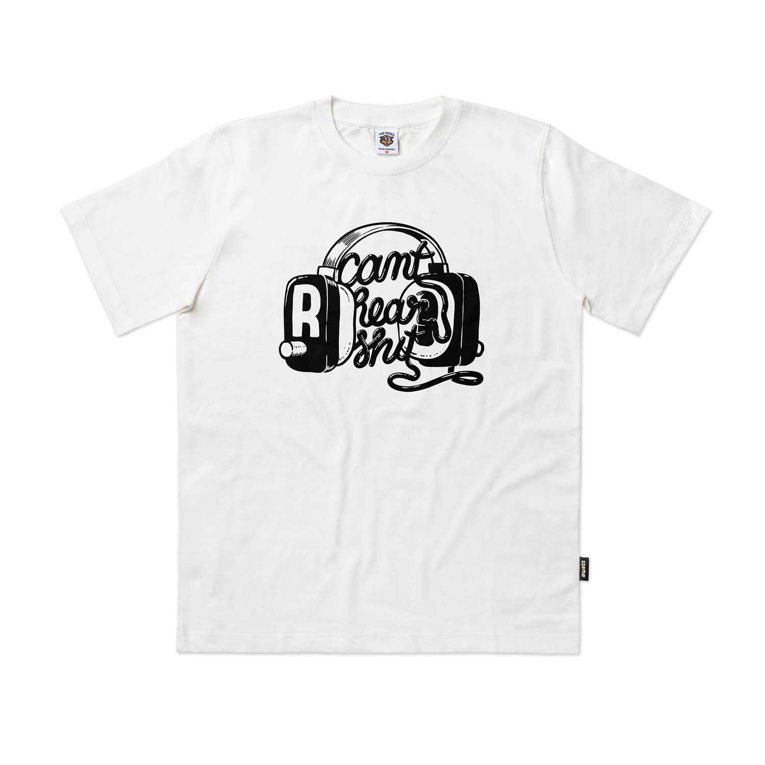 1006729-1 The Dudes Cant Hear Shit T-Shirt - off-white