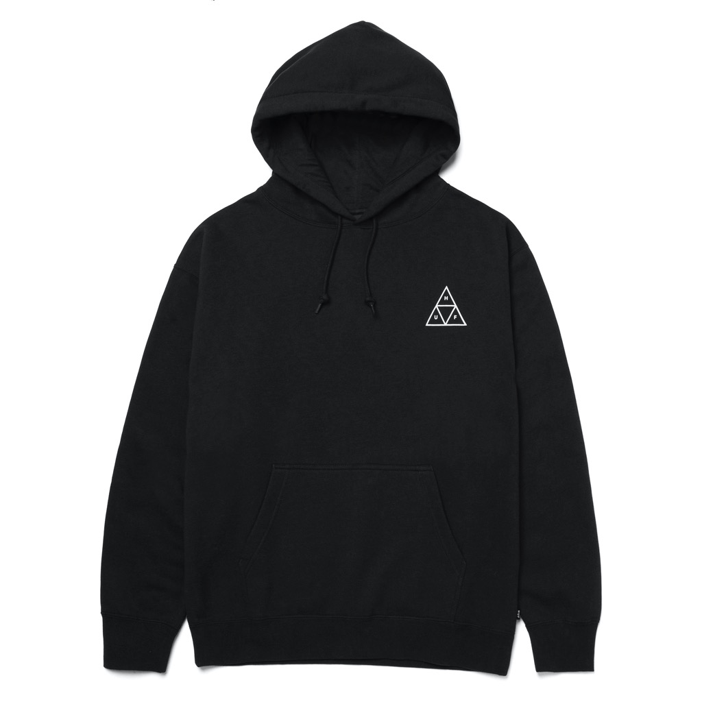 HUF Essentials Triple Triangle Hoodie - black XXL