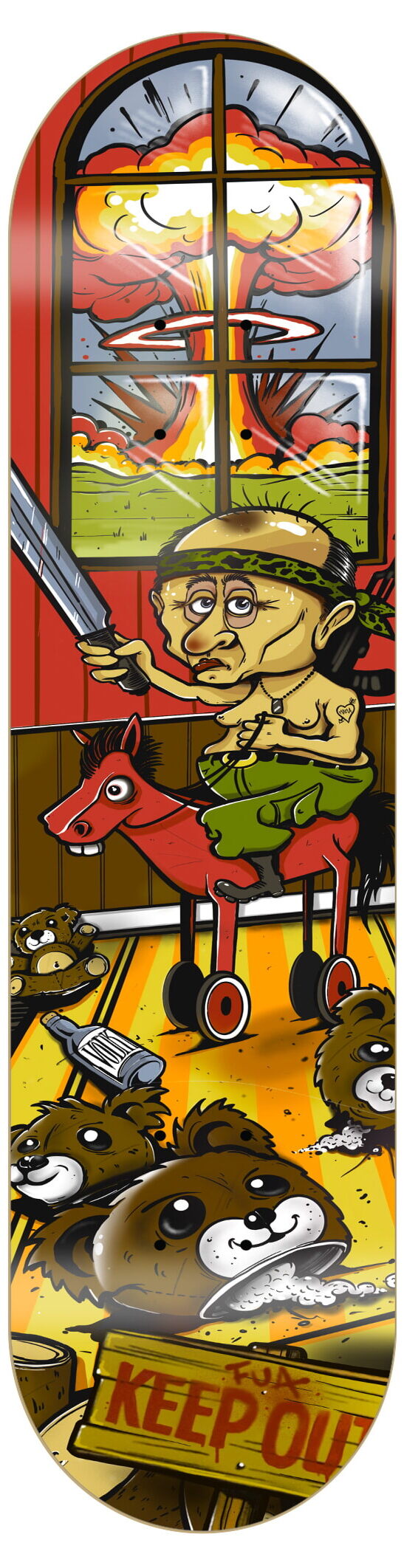 FUA Putin Skateboard Deck FUA Putin Skateboard Deck