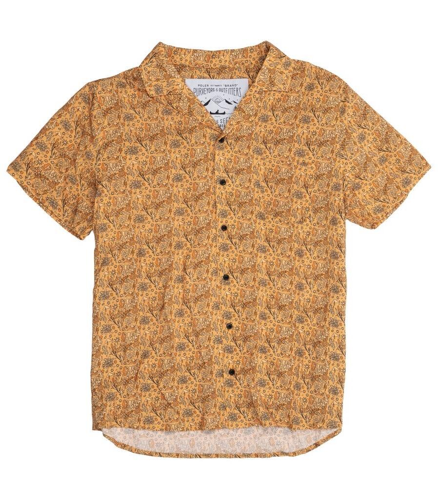 Poler Aloha Hemd - bloomerorange S Poler Aloha Hemd - bloomerorange S