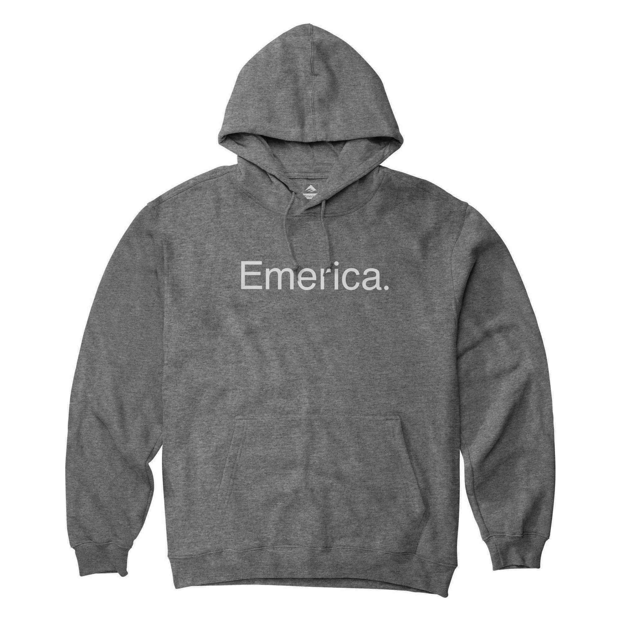 ememswh-puloho-dark-charcoal EMERICA Sweat PURE LOGO HOODIE dark charcoal