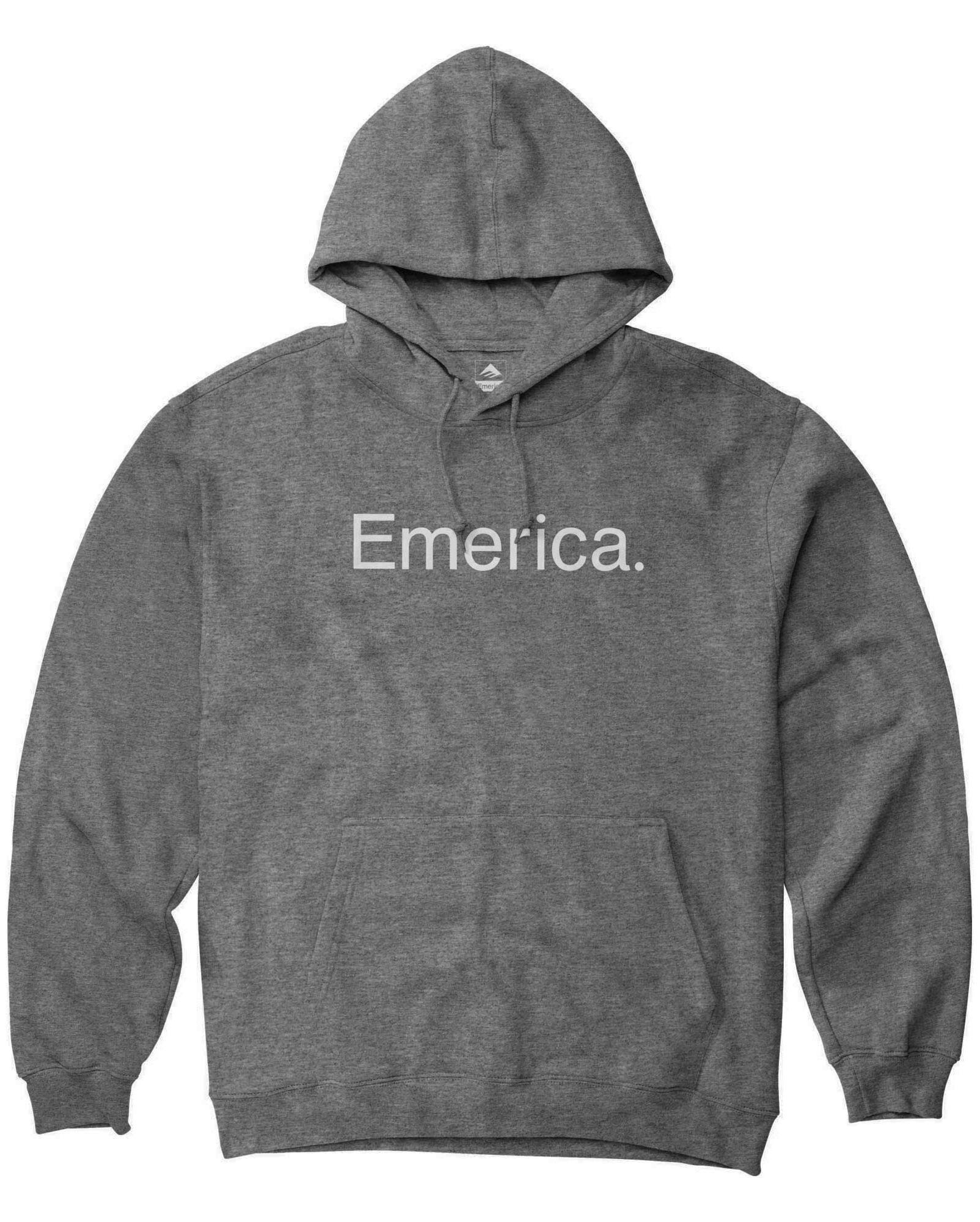 ememswh-puloho-dark-charcoal EMERICA Sweat PURE LOGO HOODIE dark charcoal