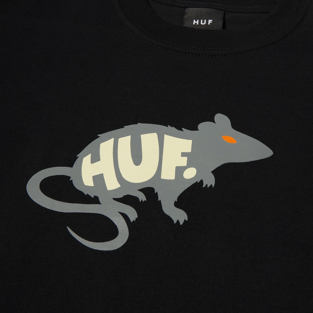 HUF Mans Best Friend T-Shirt - black HUF Mans Best Friend T-Shirt - black