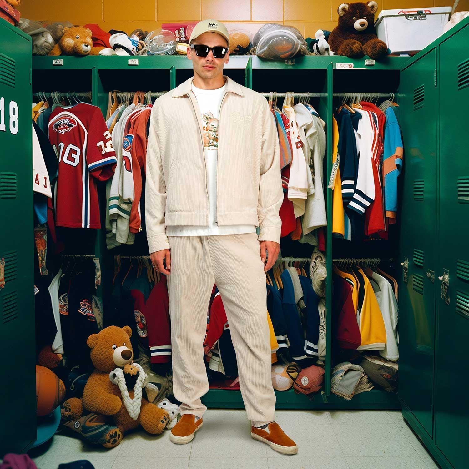 The Dudes Wasted Dudes Tom Cord Jacke - creme The Dudes Wasted Dudes Tom Cord Jacke - creme XXXL