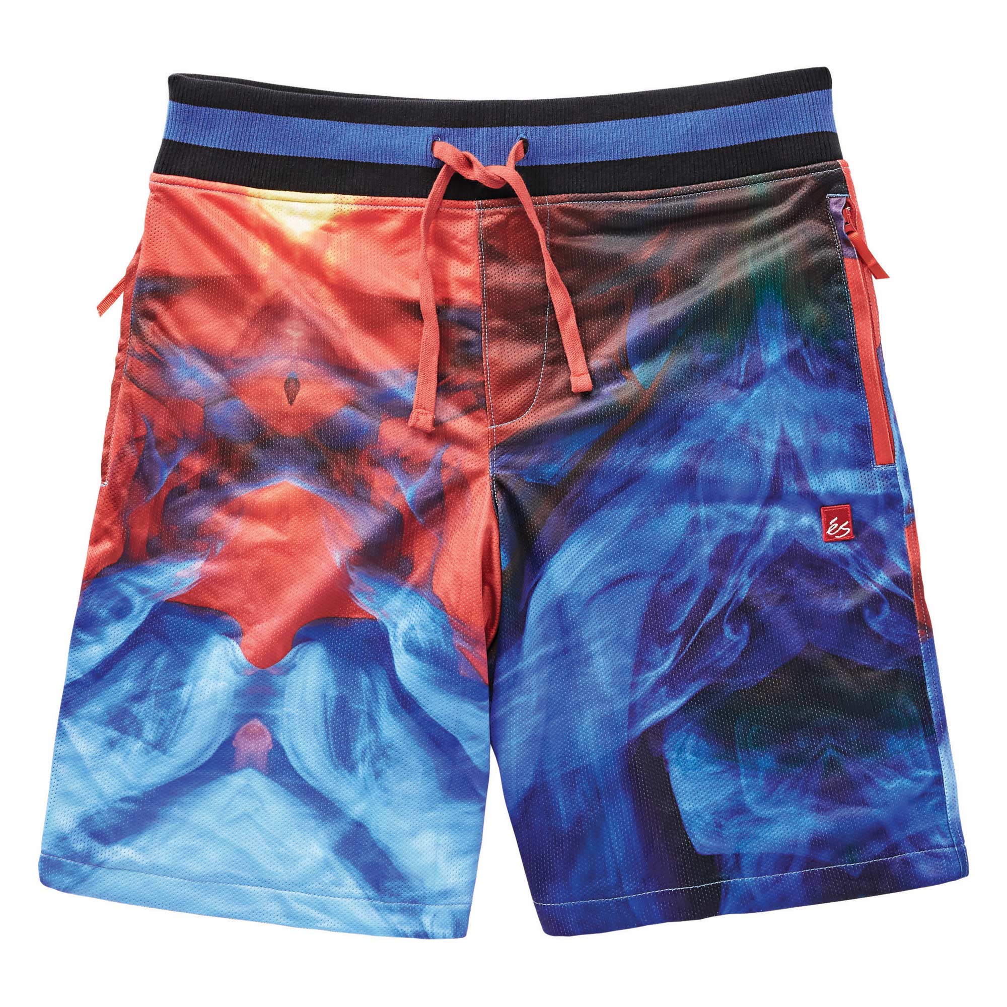 eS SKB Pant Short HYPER BEAUTY, red/blue XXL