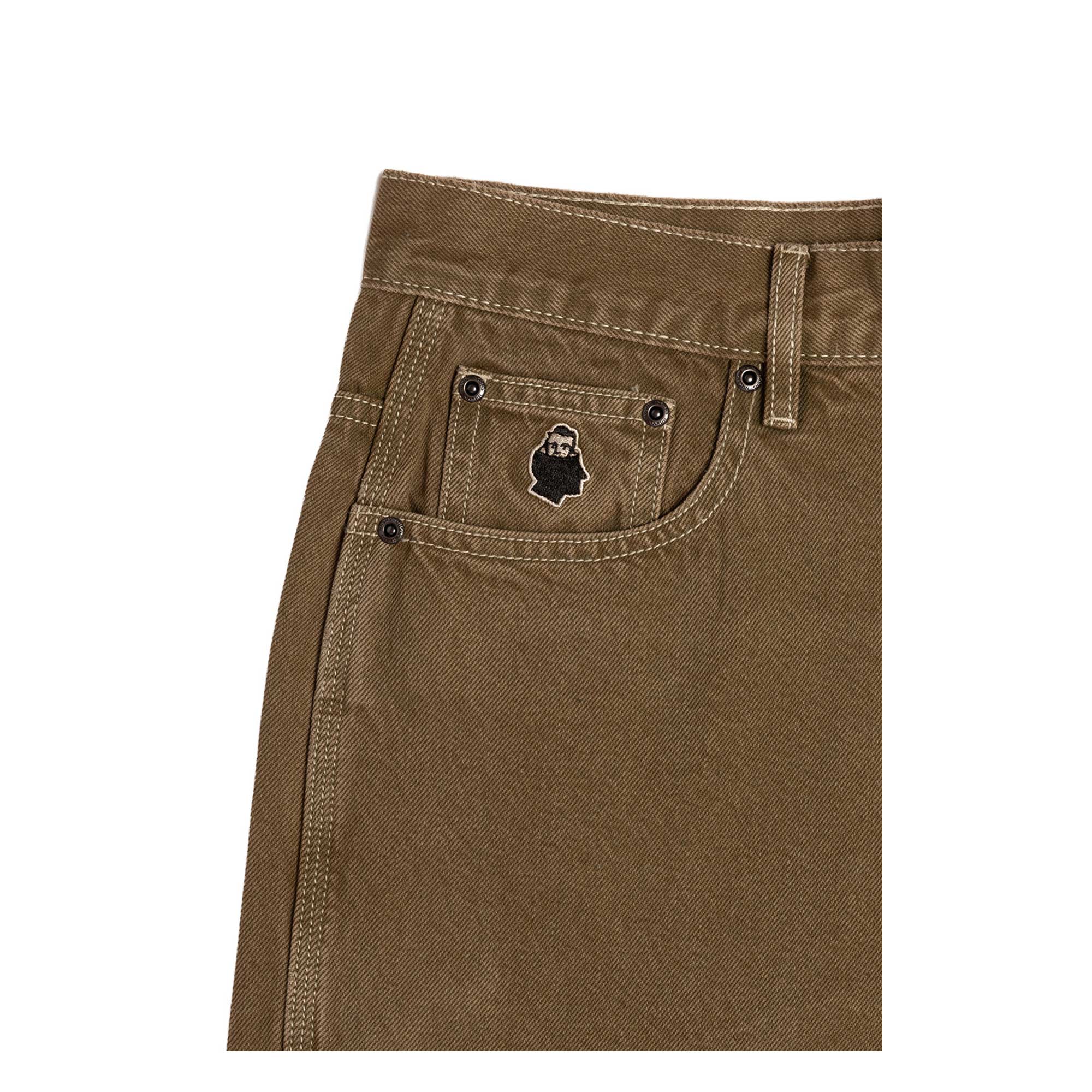 NNSNS Pant YETI, green denim 36/32