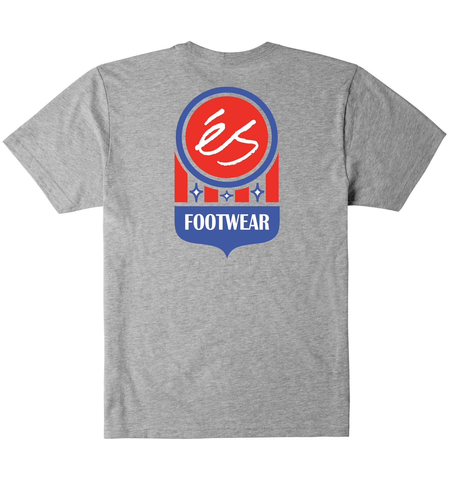 eS SKB T-Shirt COURT LOGO, grey heather L