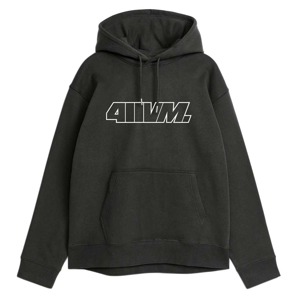 41162001-1 Kapuzenpulli 411 Outline Black XL
