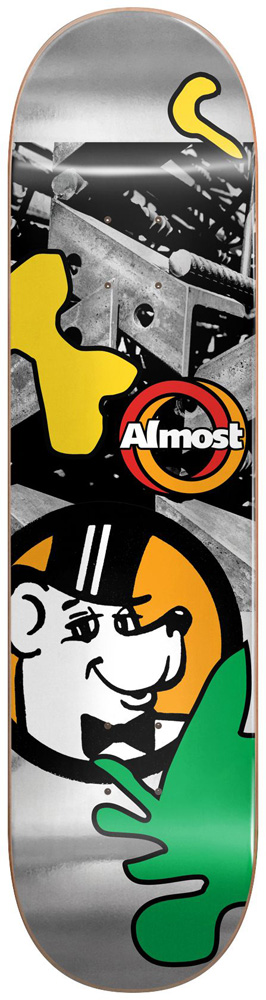 Almost Skateboard Deck Bowerbank Silver Lining 8,00 R7