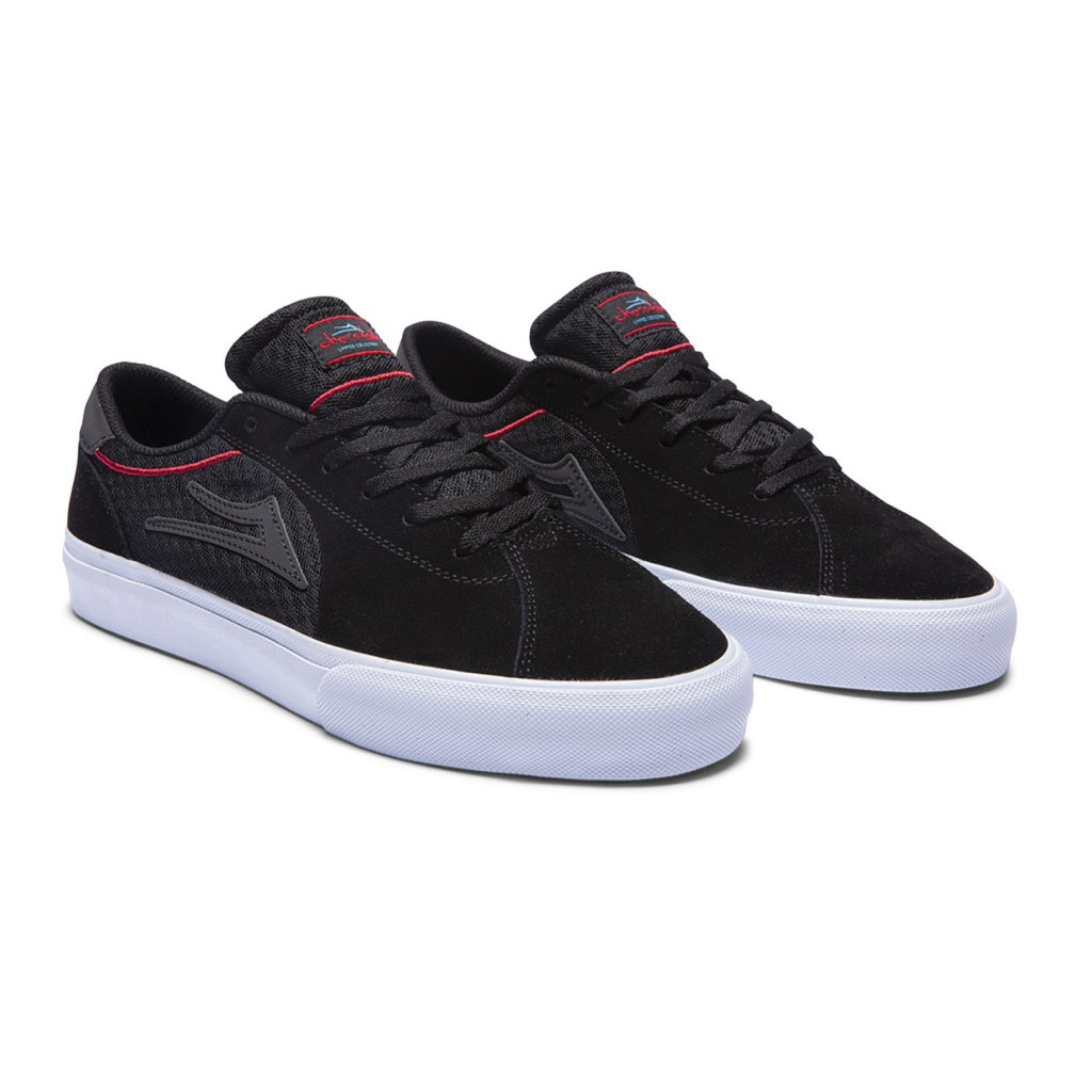 Lakai Flaco II Schuhe - black red 14
