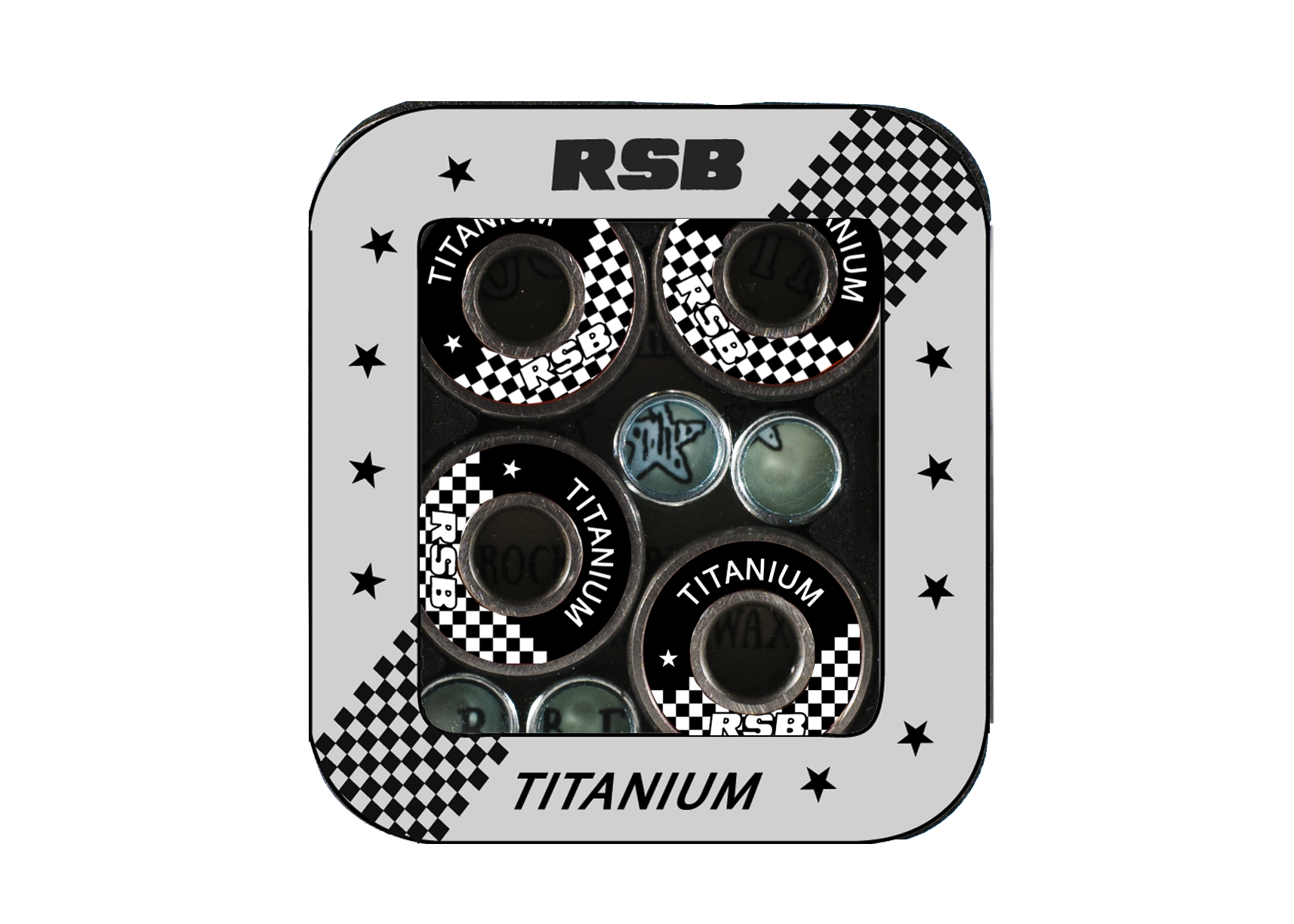 Rock Star Bearings Titanium Skateboard Kugellager
