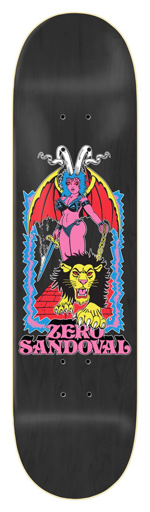 Zero Skateboard Deck Sandoval Lion Queen 8,25 Zero Skateboard Deck Sandoval Lion Queen 8,25