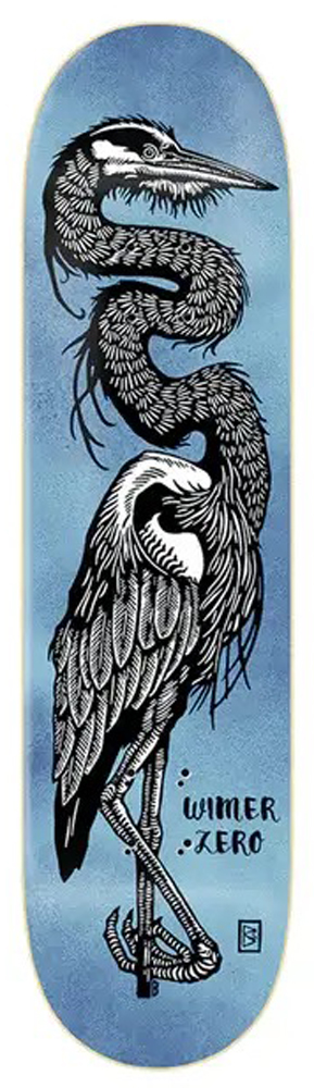 Zero Skateboard Deck Wimer Heron 8,25 Zero Skateboard Deck Wimer Heron 8,25