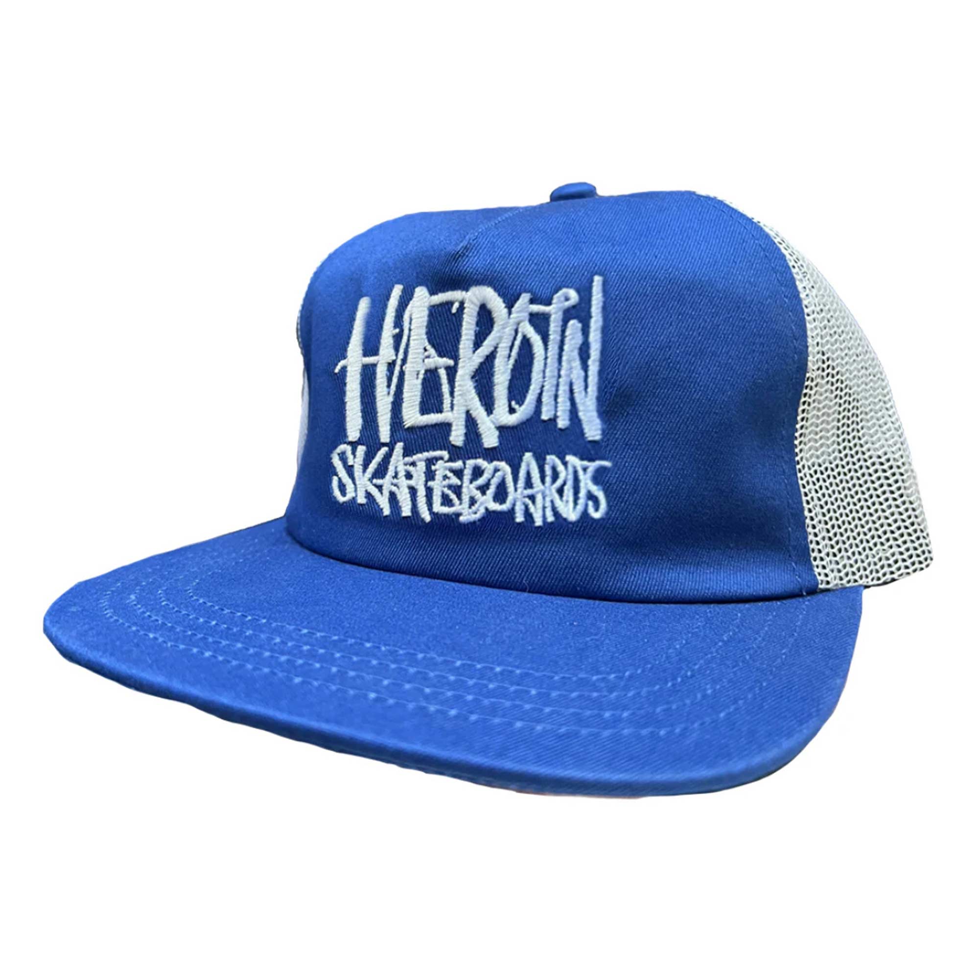 HEROIN Cap MARKER Trucker Hat, royal blue HEROIN Cap MARKER Trucker Hat, royal blue