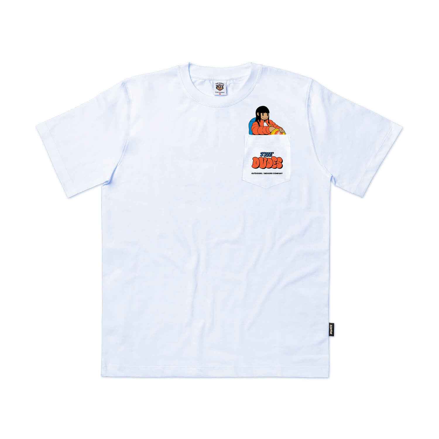 10027801-1 The Dudes Pocket Climber T-Shirt - white