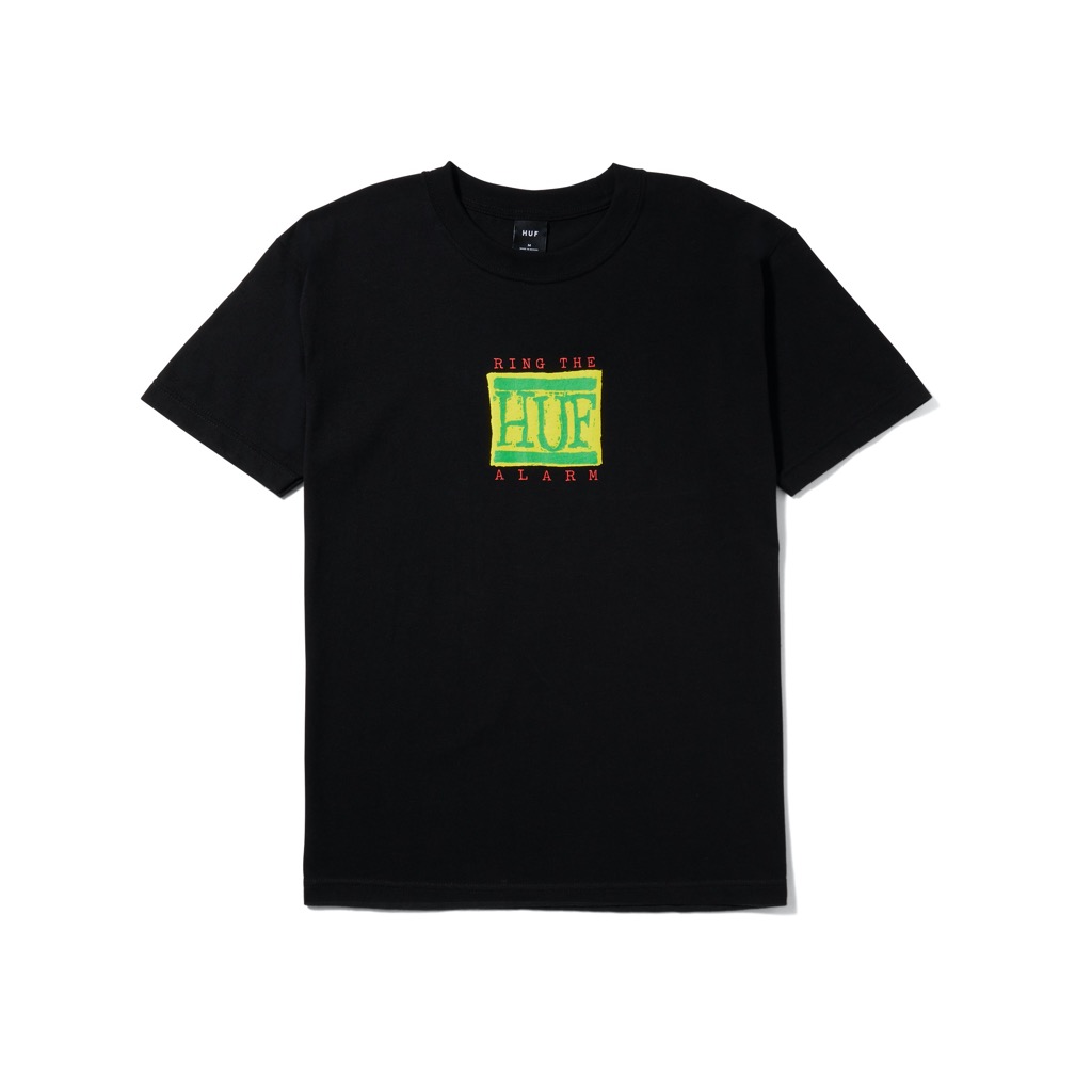 HUF Alarm T-Shirt - black S HUF Alarm T-Shirt - black S