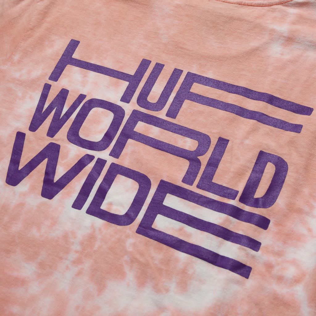 HUF Disorder Longsleeve coral HUF Disorder Longsleeve coral XXL