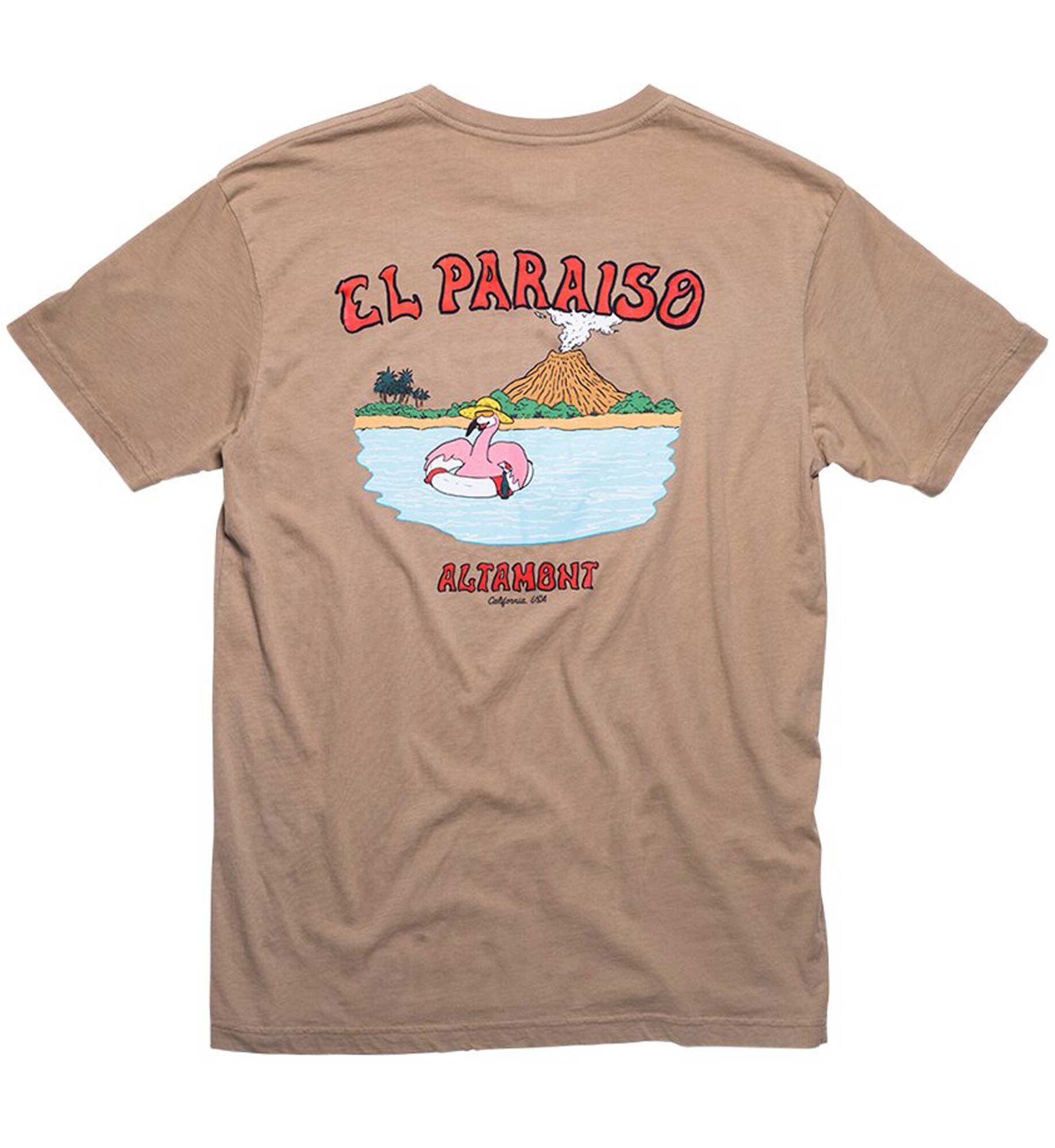 ALTAMONT T-Shirt I EL PARAISO S/S CUSTOM dark khaki ALTAMONT T-Shirt I EL PARAISO S/S CUSTOM, dark khaki XL