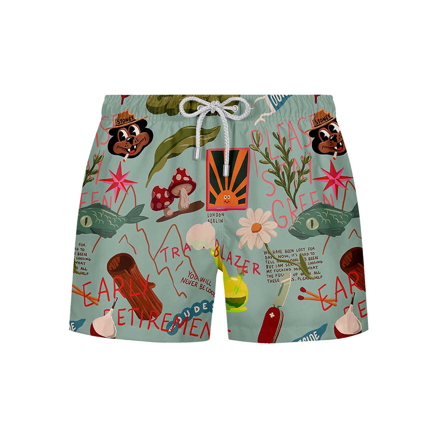 The Dudes Treasure Trail Swim Shorts - multicolor