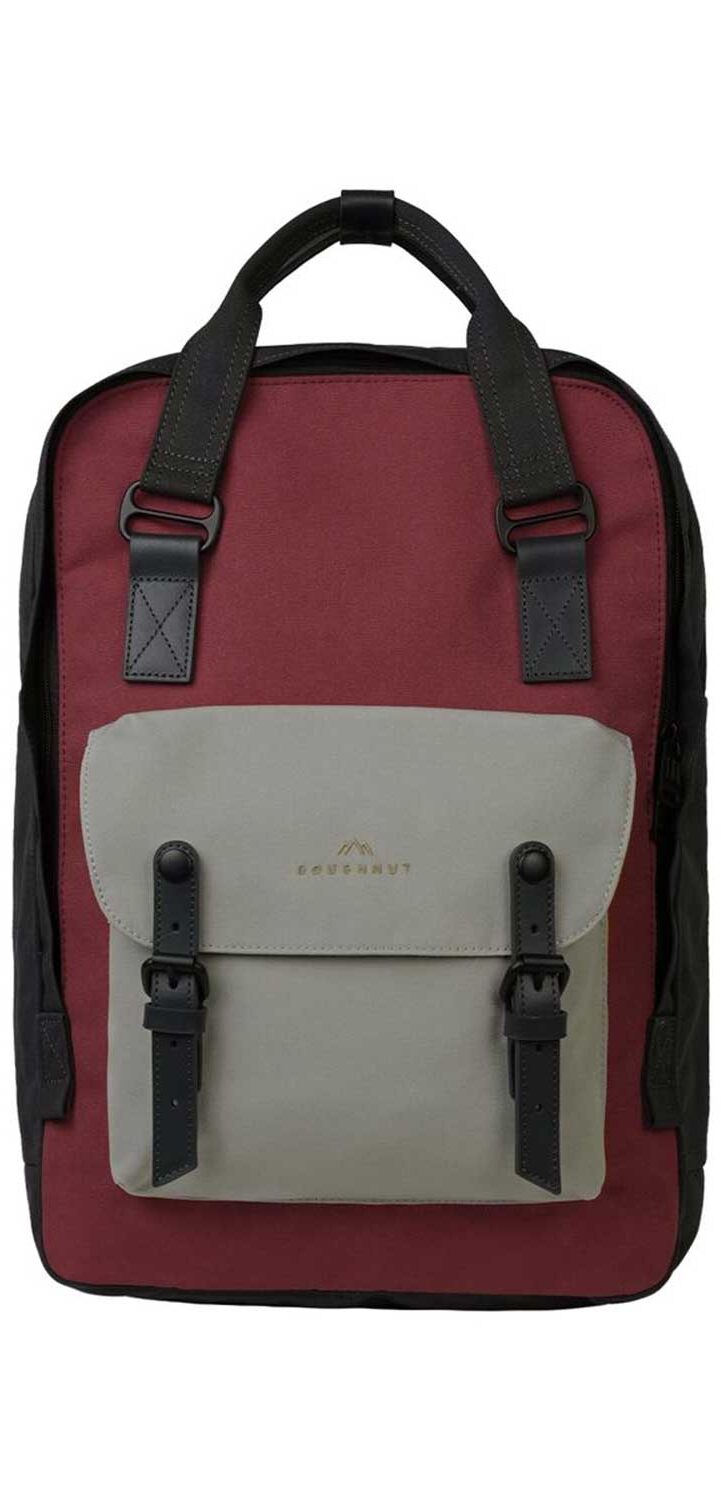 Doughnut Macaroon Large Meditative Dark Rucksack - maroon x ground