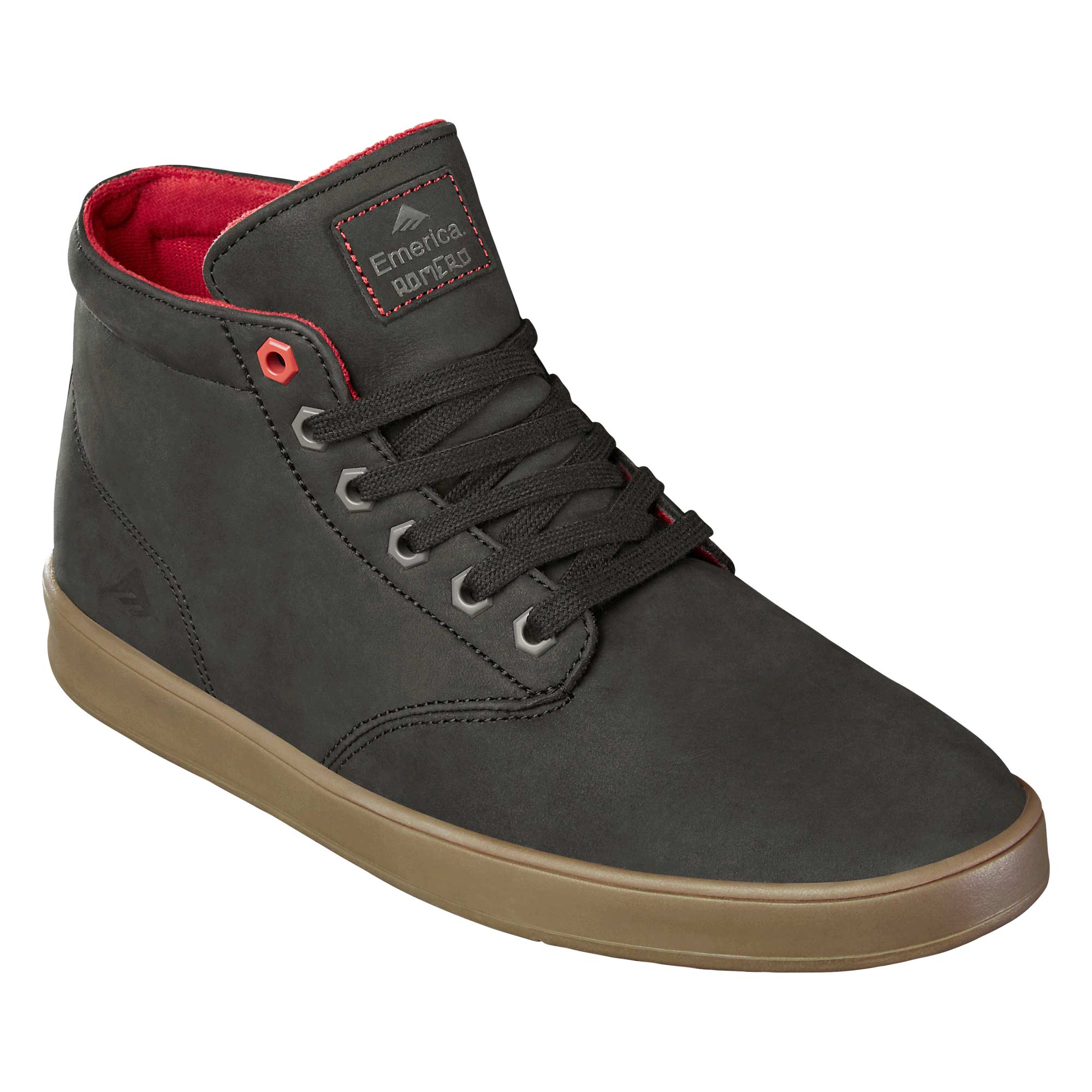 EMERICA Shoe ROMERO LACED HIGH X BILTWELL bla/gum, black/gum 10½