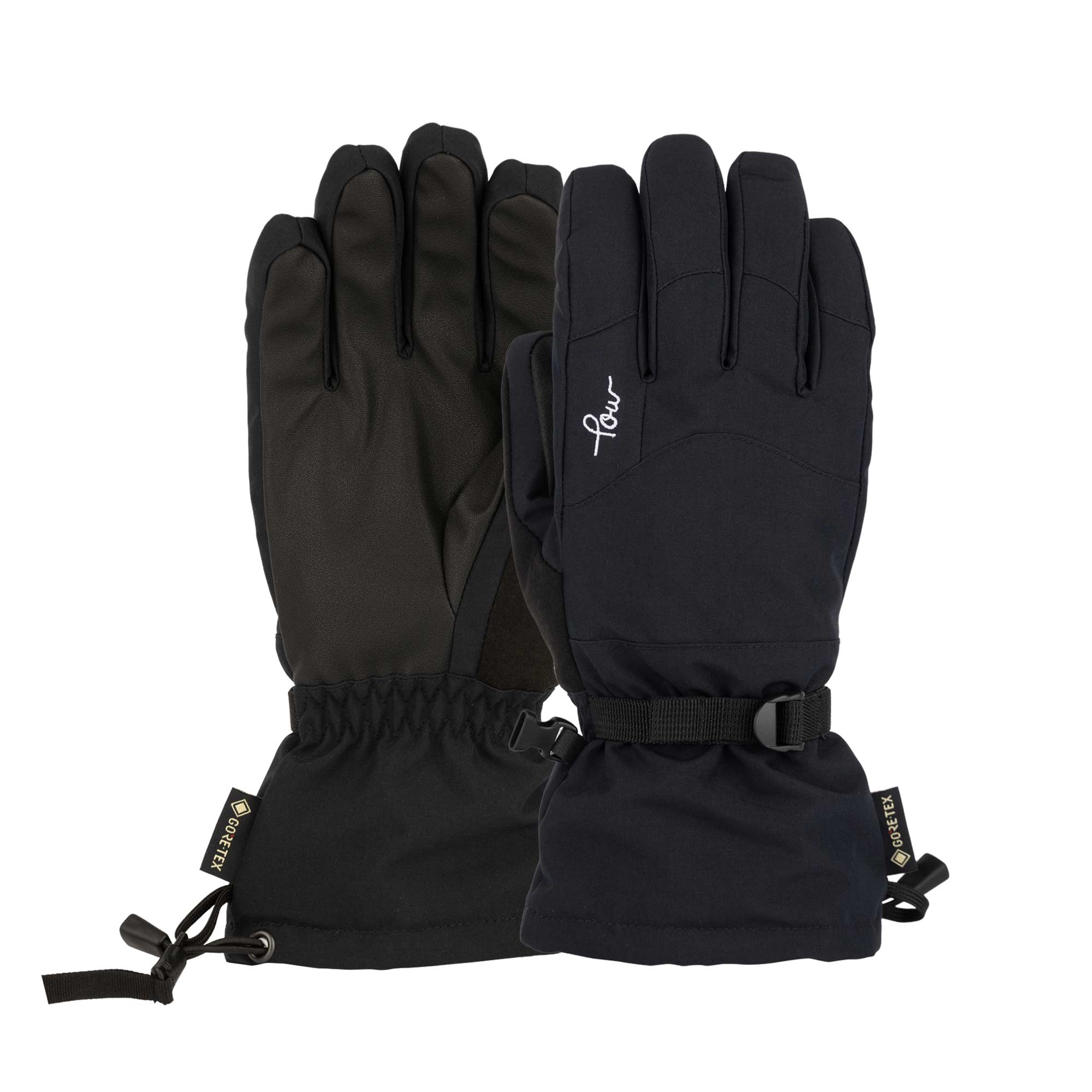 POW Glove WOMEN TWISP GTX GLOVE LOFTED FIT, black M (7)