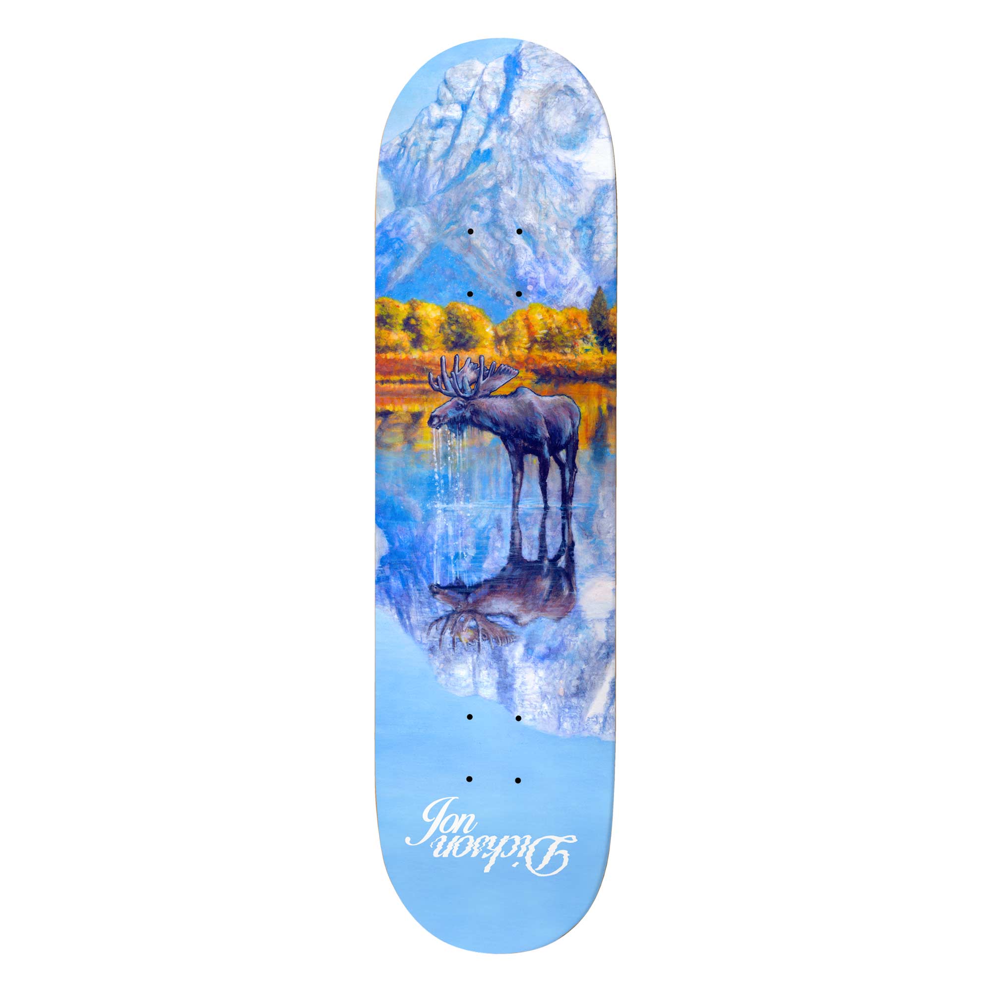 DEATHWISH Deck MIRROR LAKE JD 8.0, blue 8.0 DEATHWISH Deck MIRROR LAKE JD 8.0, blue 8.0