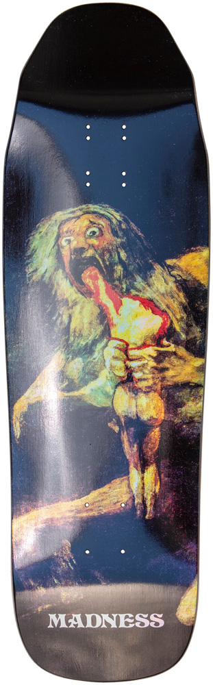 Madness Skateboard Deck Son Black 9,50 R7 Holographic Madness Skateboard Deck Son Black 9,50 R7 Holographic